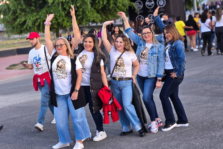 El público disfrutó cada minuto del concierto de la colombiana. (Fotos: Cortesía Luis Gómez Sandi)